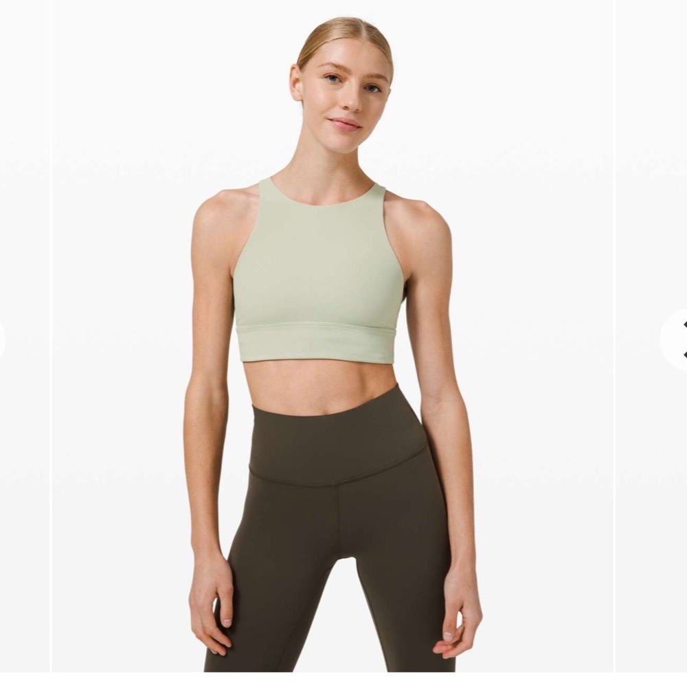 Lululemon  ENERGY BRA HIGH NECK LONG LINE RIB *MEDIUM SUPPORT, B–D CUP